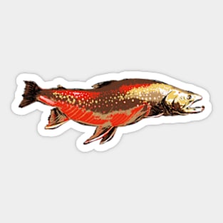 Arctic Char Fish Sticker